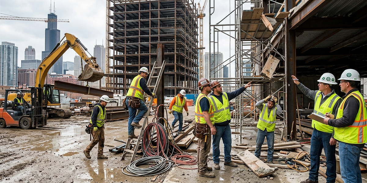 Top 7 Causes of Construction Site Accidents in Illinois